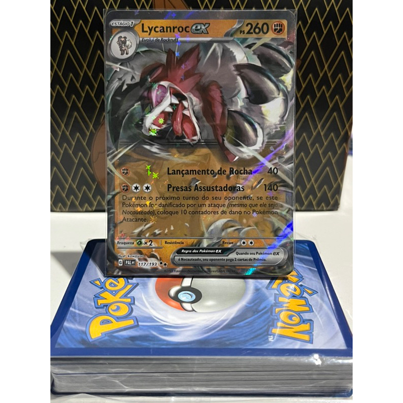 Deck Pokémon Lutador c/ Lycanroc EX Pronto para Jogar