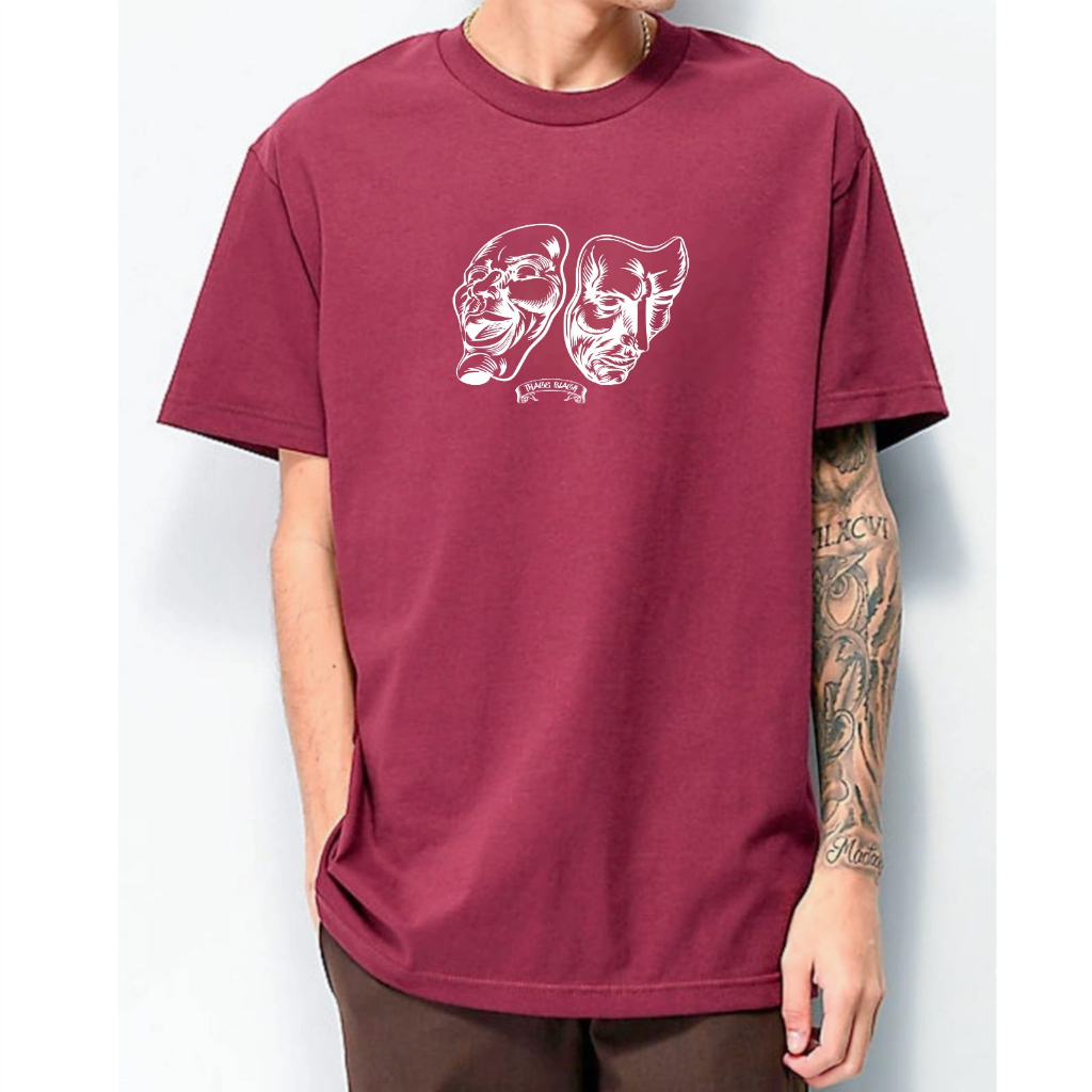 Camisa Streetwear Trace Two Face 100%algodão fio 30.1 penteado