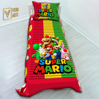 Jogo de Cama CASAL Gamer SNES - SUPER MARIO WORLD