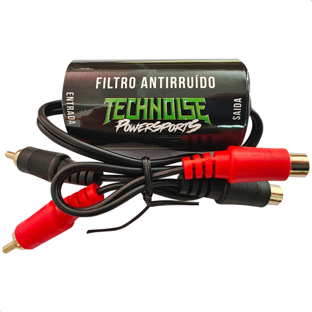 Filtro Anti-Ruido RCA De Som Cd Eletromagnético Stereo Para Carro