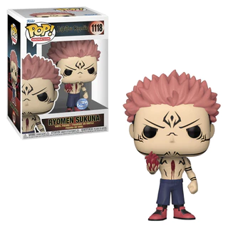 FUNKO POP ANIMATION JUJUTSU KAISEN EXCLUSIVE - RYOMEN SUKUNA WITH HEART 1118 NOVO ORIGINAL