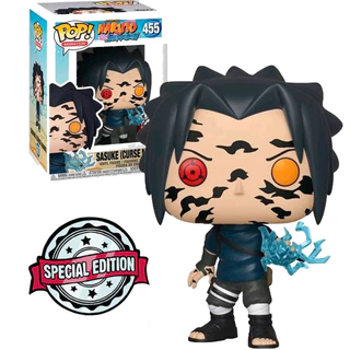 FUNKO POP NARUTO SHIPPUDEN EXCLUSIVE - SASUKE (CURSE MARK) 455 NOVO ORIGINAL em Oferta na Shopee