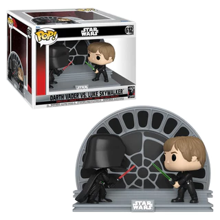 FUNKO POP MOMENT STAR WARS: RETURN OF THE JEDI 40TH ANNIVERSARY - DARTH VADER VS. LUKE SKYWALKER 612 NOVO ORIGINAL em Oferta na Shopee