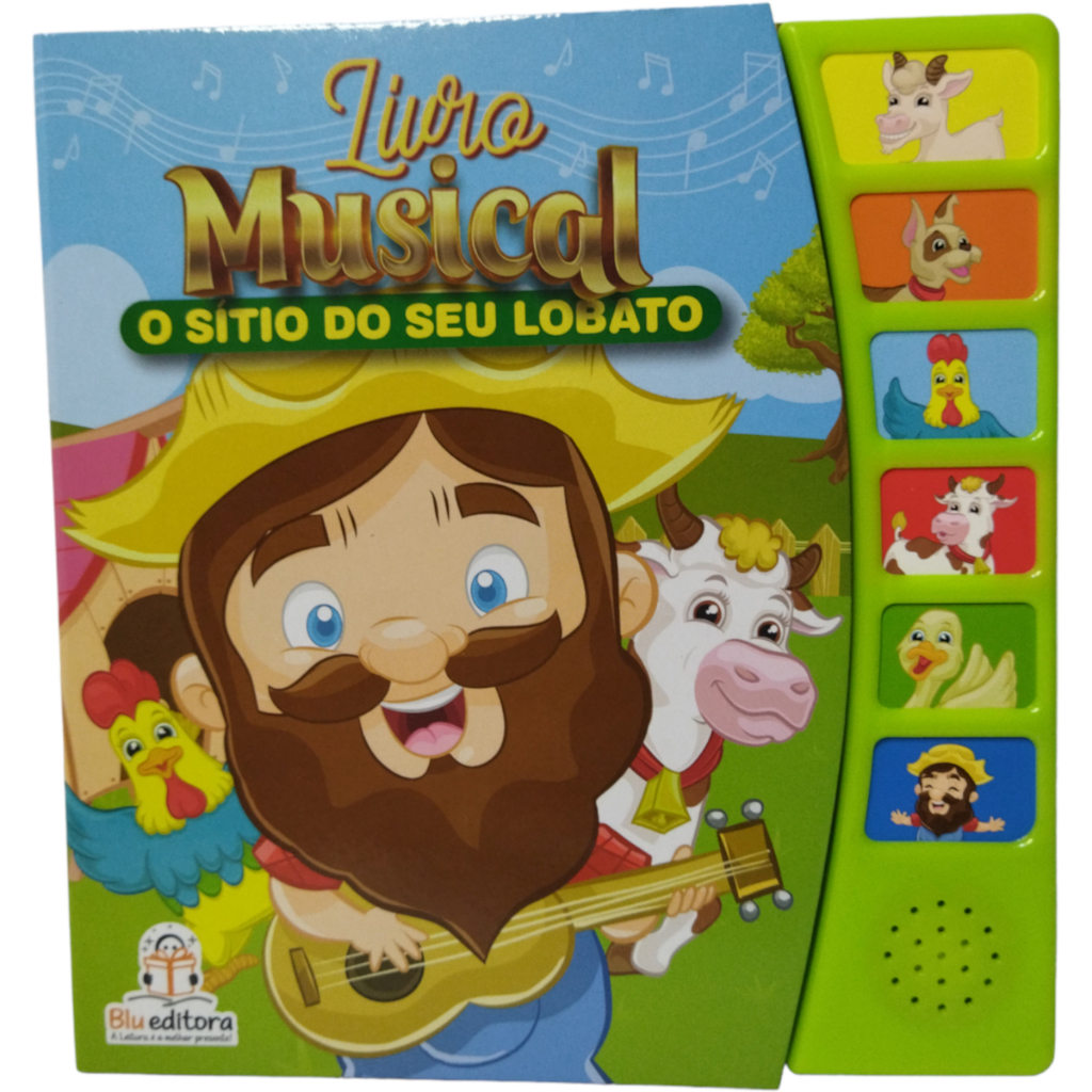 Livros Musicais - O Sítio do seu Lobato - BluEditora - livros sonoros ...