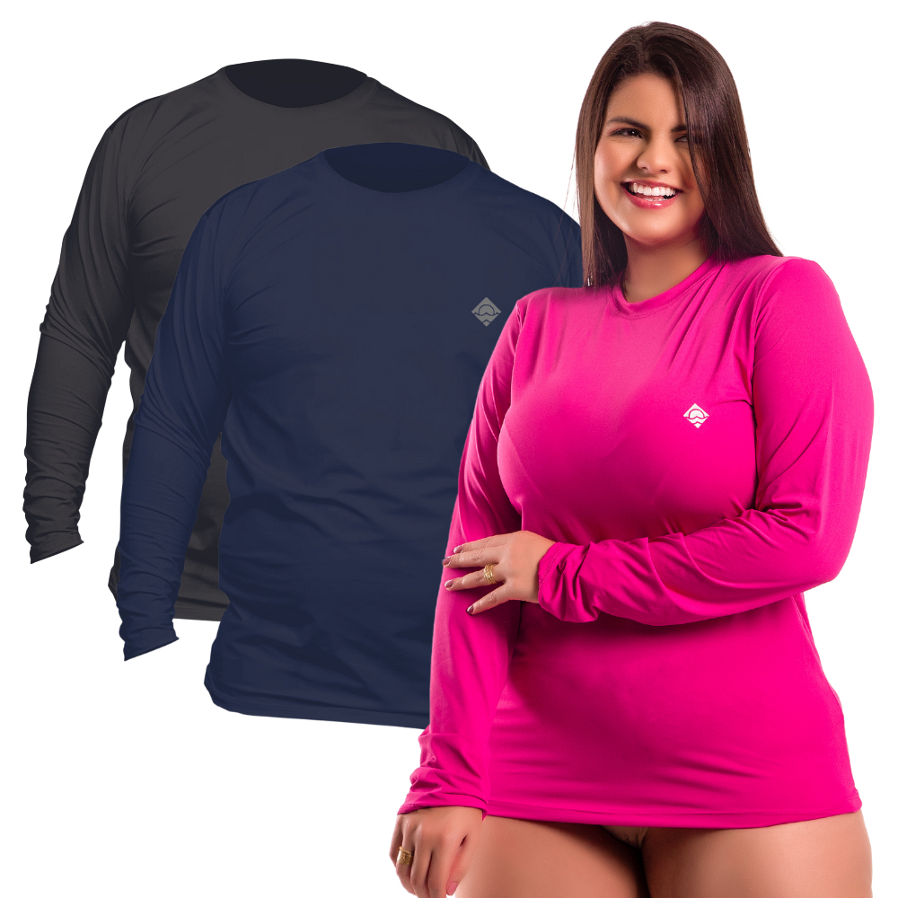 Camisa termica deals plus size