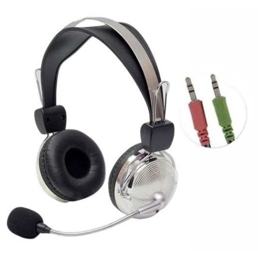 Fone de ouvido Headset Headphone Gamer com Microfone P2 Duplo Para Computador PC – SOGT