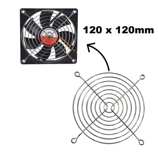 Kit 100 Grades Tela De Proteção Para Cooler Ventoinha 120 x 120mm