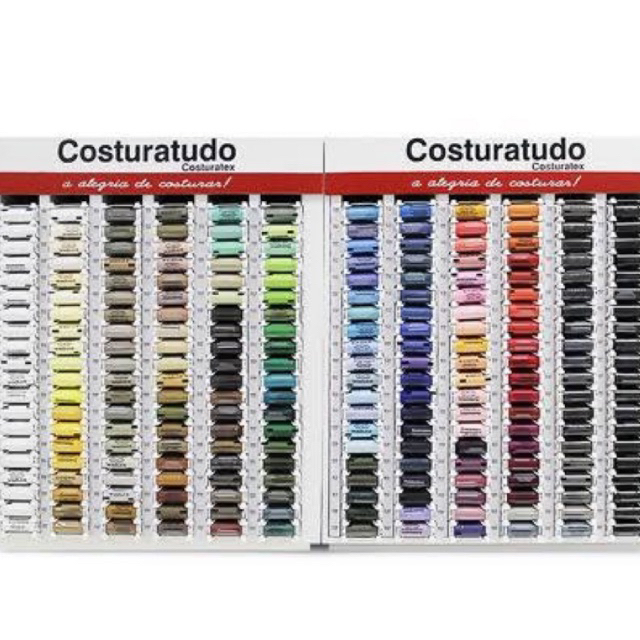 5 ou 10 LINHAS Costuratudo retrós cores sortidas | Shopee Brasil