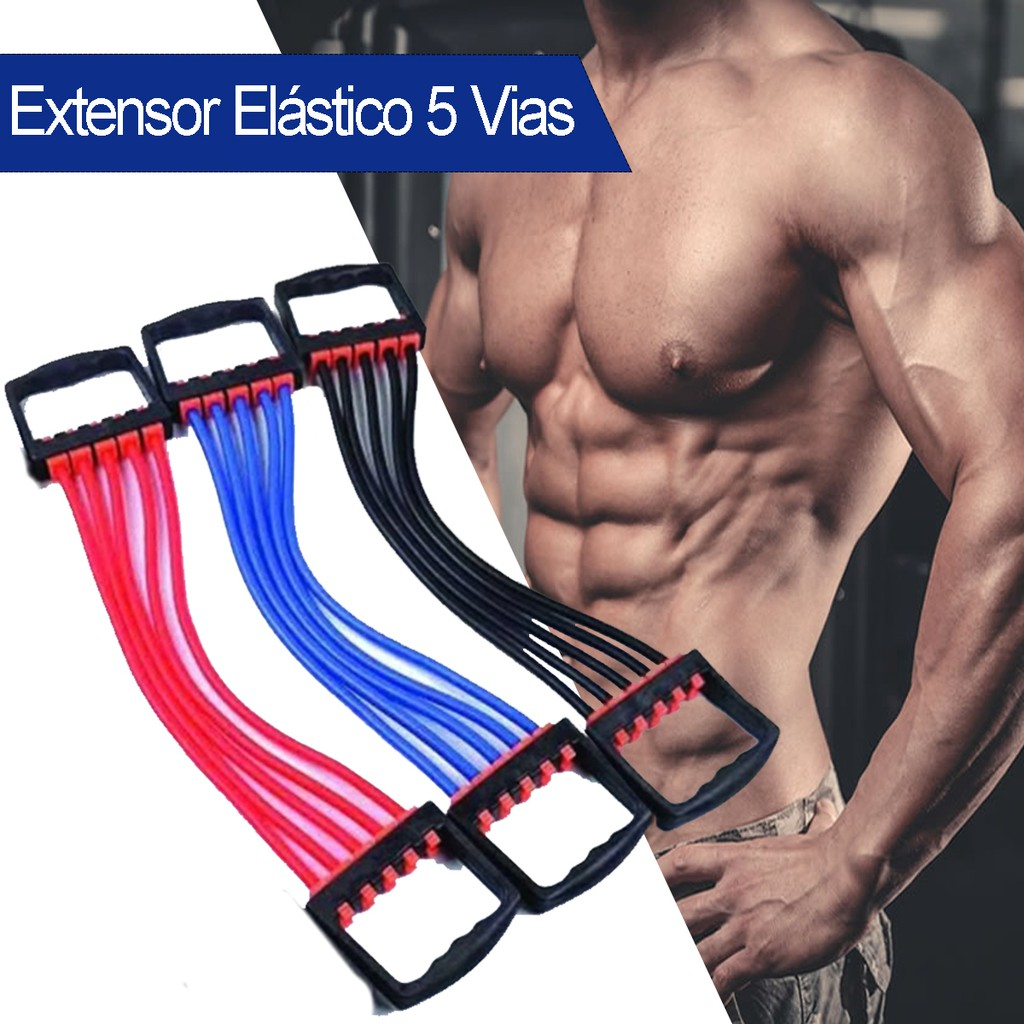 Elástico Extensor Tensão Exercícios Treino Braços PallRope - POINT MIX  ACESSORIOS