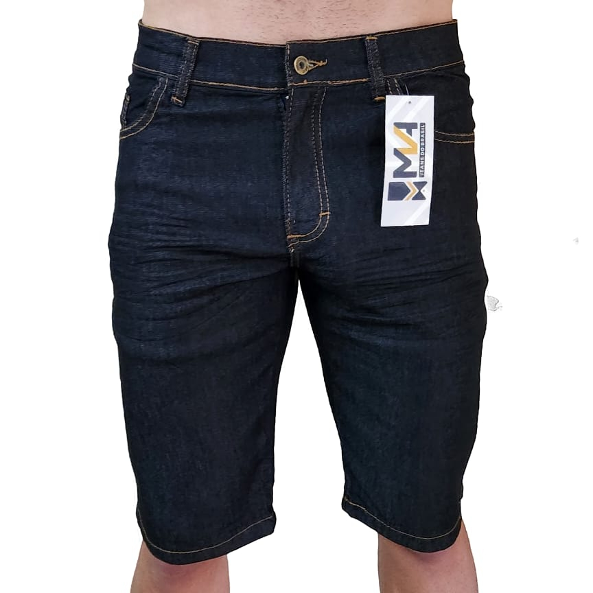 Bermuda Preta Jeans Masculina Direto Da Fabrica Shopee Brasil