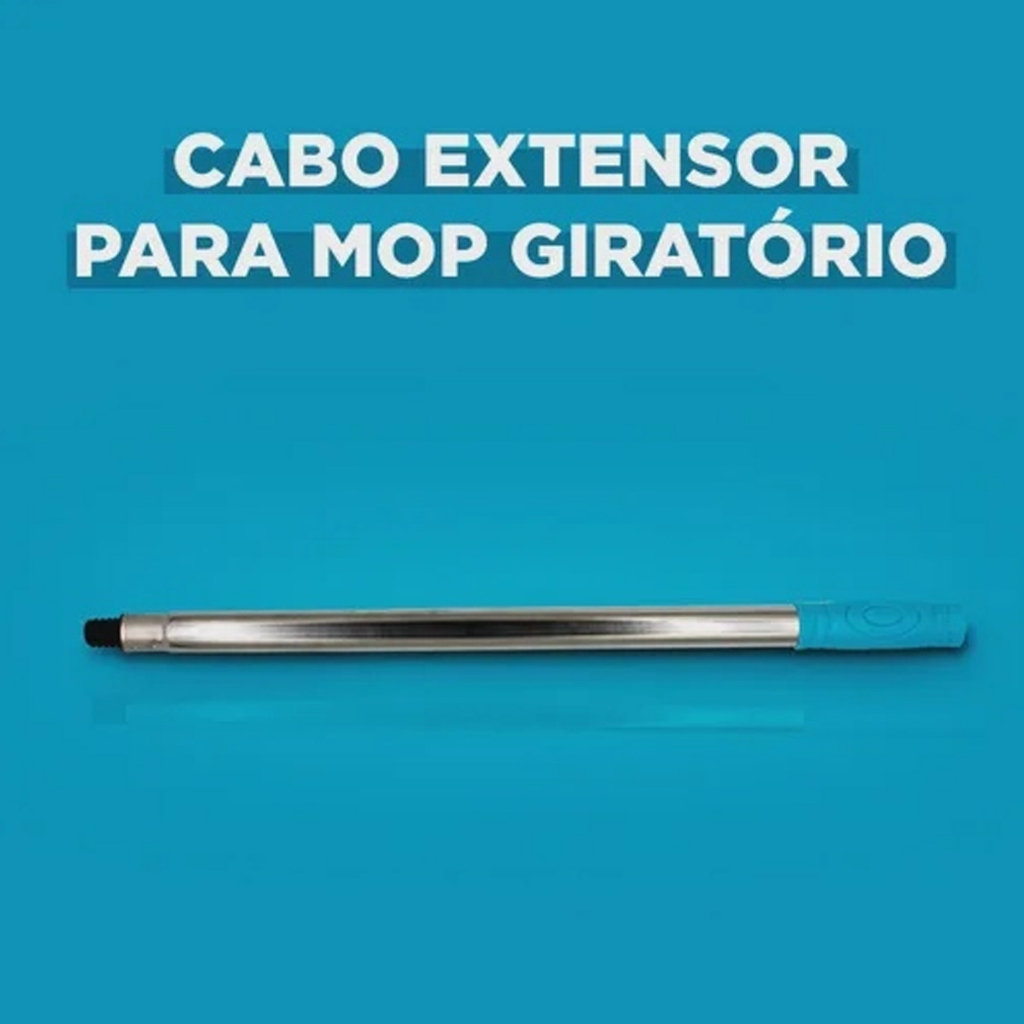 CABO EXTENSOR PARA MOP GIRATORIO BALDE ROSQUEAVEL 50CM | Shopee Brasil
