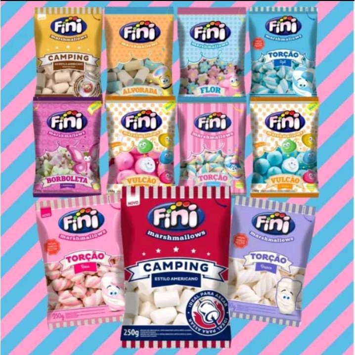 Pacote Marshmallows Fini 250g Sabores à Escolha Shopee Brasil