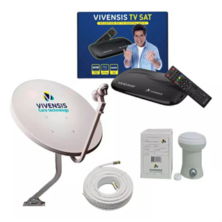 Kit Antena Parabólica 60cm Banda Ku 5g - Vivensis