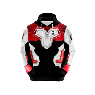 MOLETOM AVENGERS UCM REINO QUANTICO BRANCO FULL REF:0649