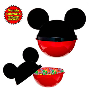 Porta Mix Mickey Grande Doces Balas Plasútil