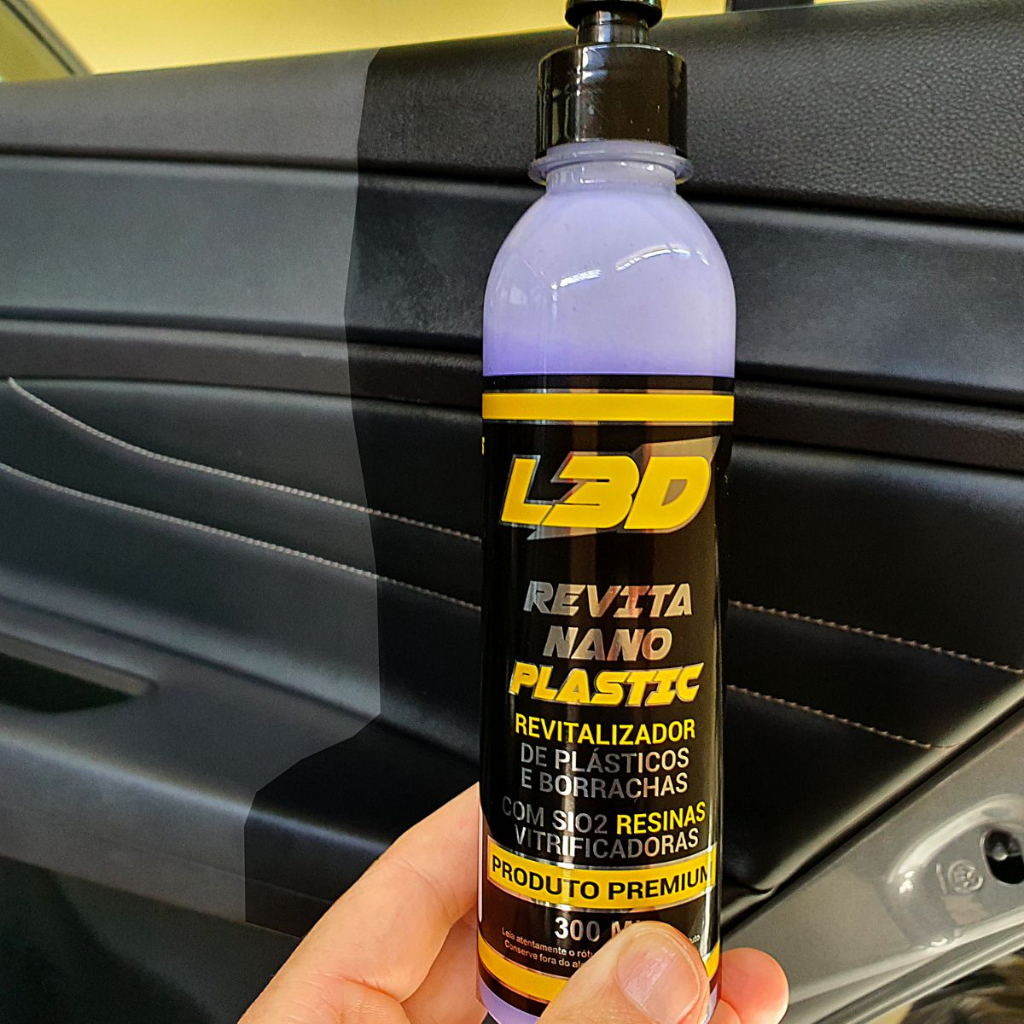 Revitalizador de Plástico e Borrachas Automotivo L3D Uso Interno e ...
