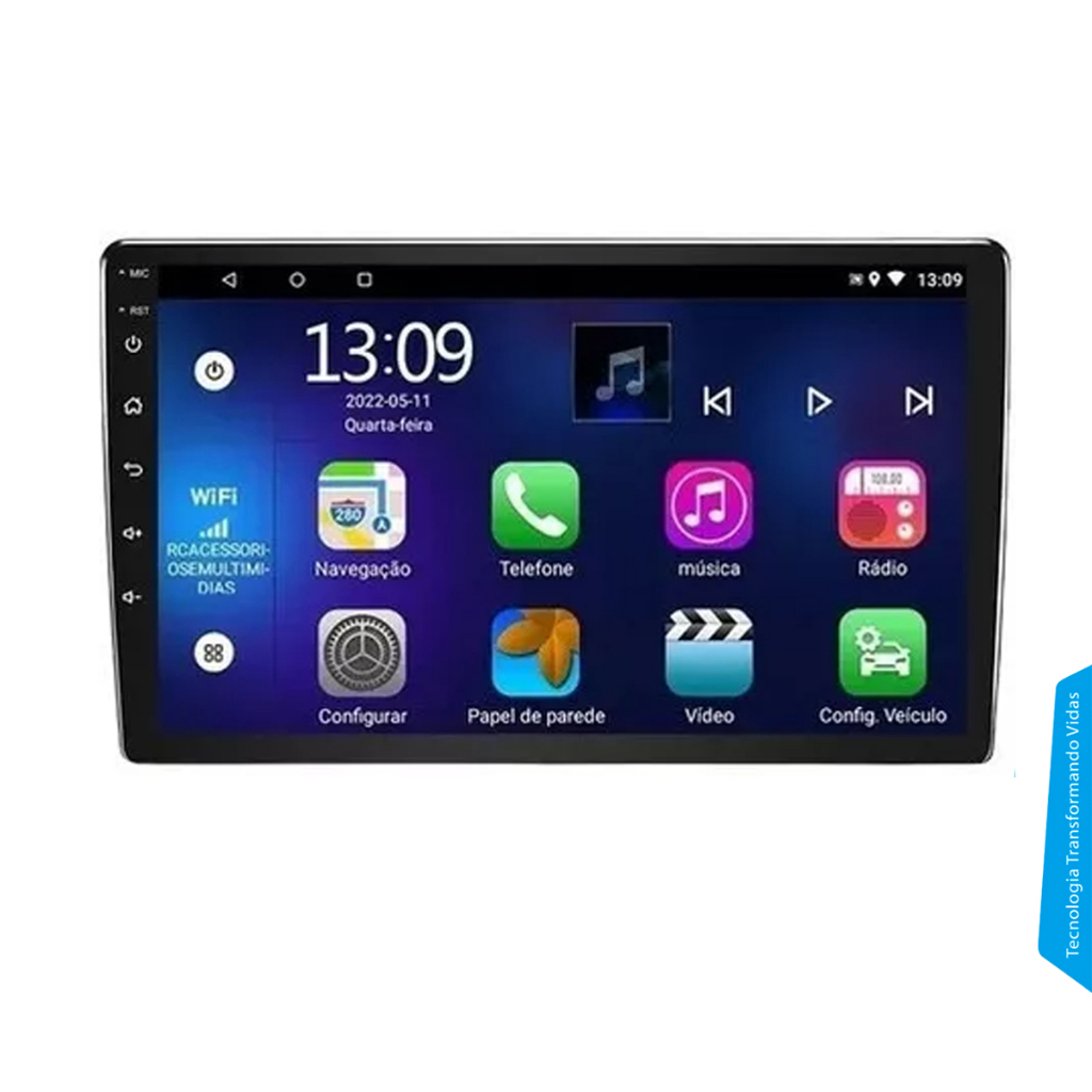 Central Multimídia Universal 9 Polegadas Android 11.0 2GB RAM IT-BLUE ...