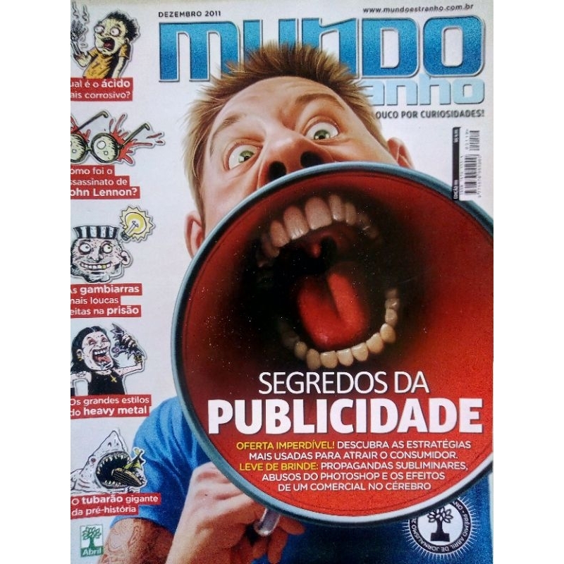 Revista Mundo Estranho Segredos Da Publicidade Dezembro Shopee Brasil