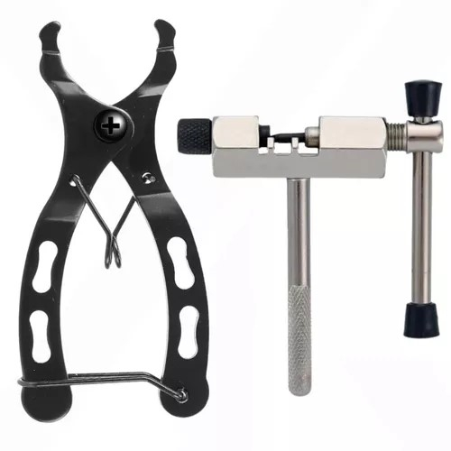 Kit Chave Extrator De Corrente Ferramenta + Alicate Power Link Bike Reparo Corrente