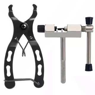 Kit Chave Extrator De Corrente Ferramenta + Alicate Power Link Bike Reparo Corrente