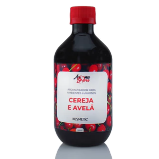 Difusor e Aromatizador de Ambiente Aromas 400ml - Cereja E Avelã - Refíl - Aroma Lovers Thipos