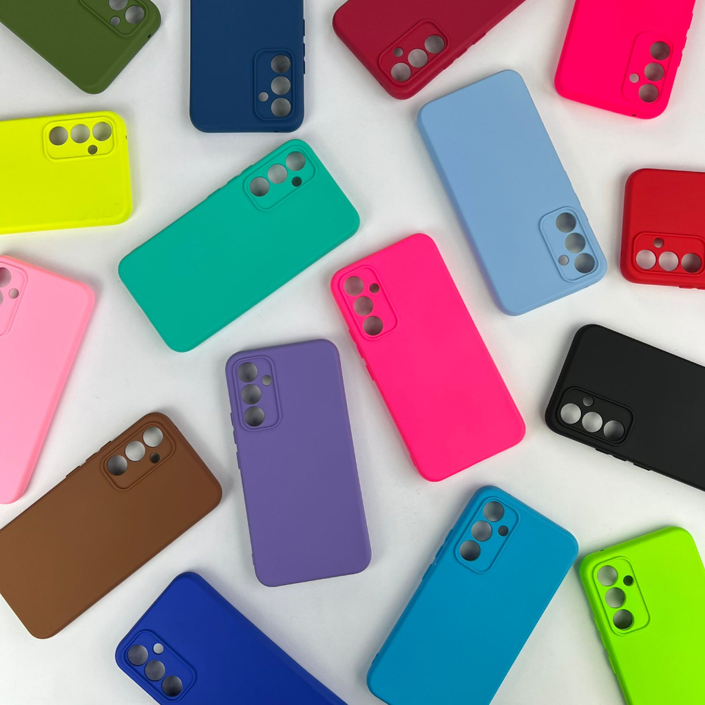 Capinha Para Samsung A54 5G / Capa Case Silicone Aveludada Colorida Forrada (CF26) (1)