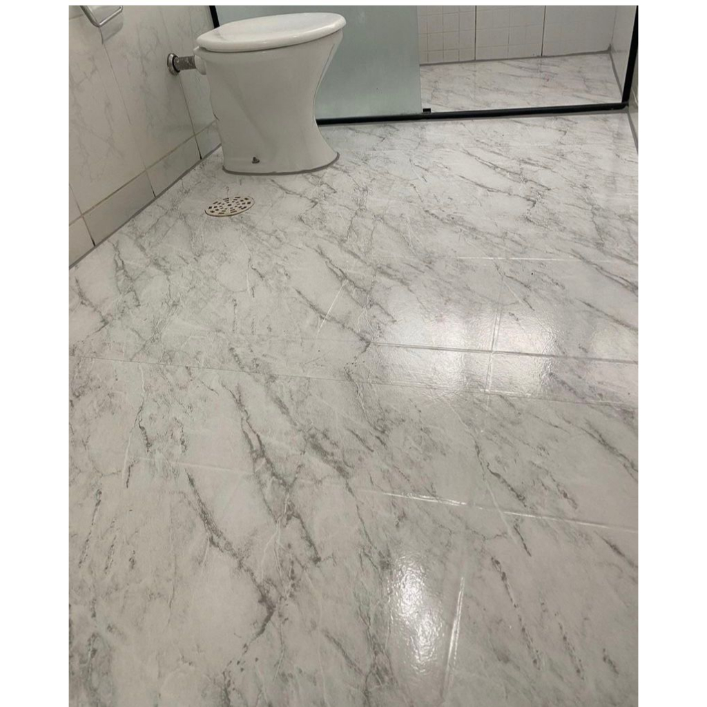 Adesivo para piso Chão Marmore Brilhante Impermeável Piso Auto-colante Alta Qualidade