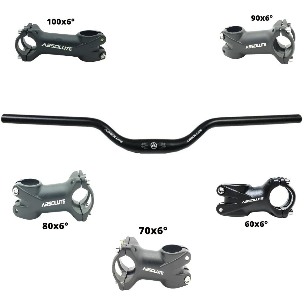 Kit Guidão Absolute 31.8 X 720mm Rise 40mm + Mesa Avanço 6º | Shopee Brasil