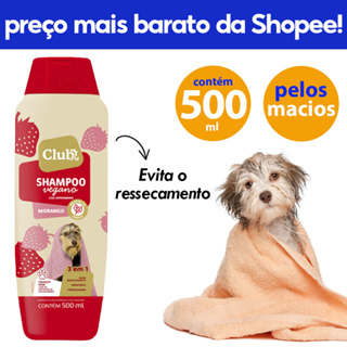 Shampoo Condicionador para Cachorros Vegano Club Pet 500ml