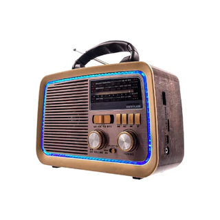 Rádio Am Fm Retrô Vintage Antigo Bluetooth Pen Drive Bivolt 3188