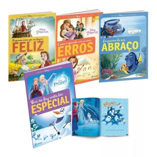 Coleção De Livros Disney Minhas Emoções Com 4 Volumes
