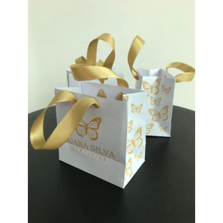 Mini Sacola Personalizada 10x10x6 120g 15 UN