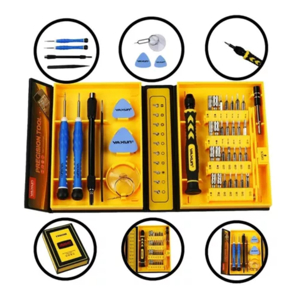 Kit Ferramentas 38 Chaves Precisão Celular Tablet Notbook Manutenção Reparo