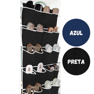 Sapateira de Porta Parede Organizadora 10 Pares de Calçados Sapatos Tênis TNT Resistente
