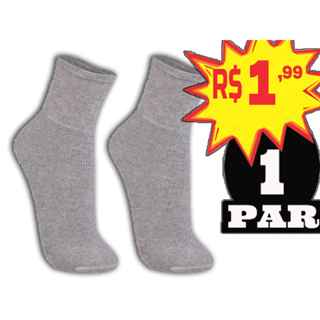 Kit 20 ou 8 Pares Meias Algodão Cano Medio/Alto e Cano Curto Direto de Fabrica! SORTIDAS