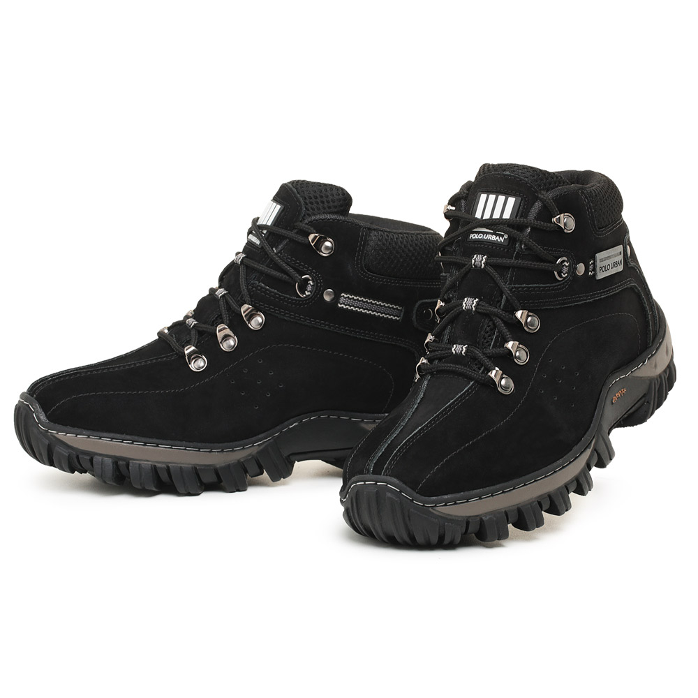 Bota Coturno Couro Legitimo Masculino Adventure Americano