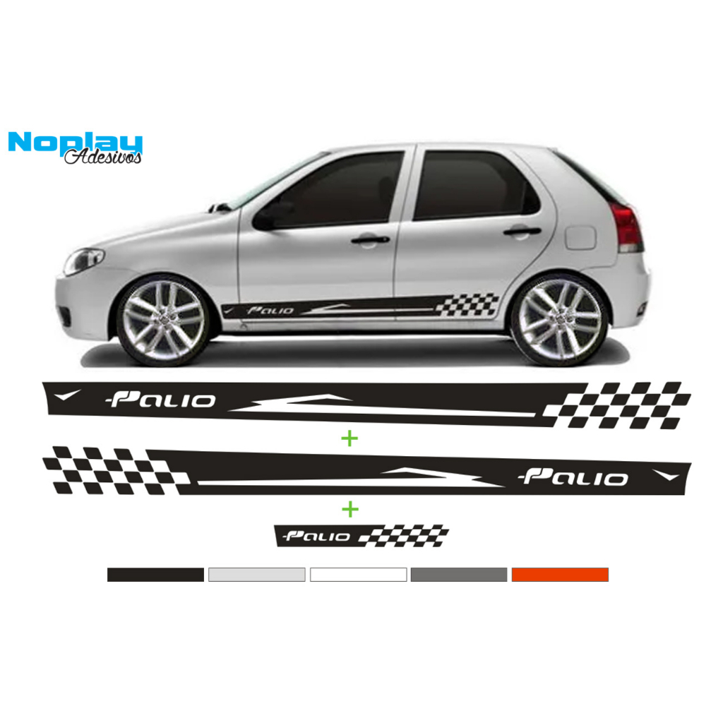 Adesivo Fiat Palio 2009 2010 2012 2013 Economy Celebration Way Fire ...