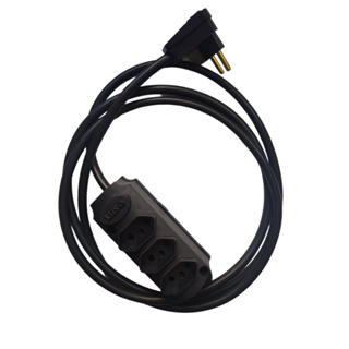 Extensão 3 tomadas reforçada 20A 127/220V