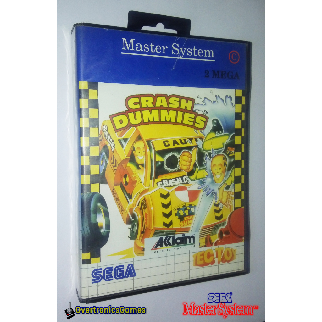 Jeu SEGA Game Gear Crash Dummies - Version PAL - Cartouche Seule En état Fonctionnel
