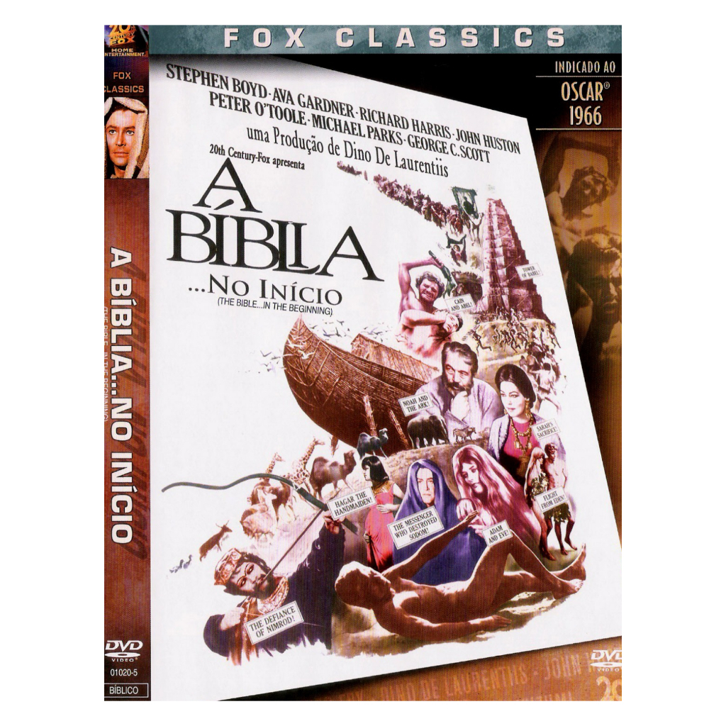 DVD Filme: A Bíblia... No Início (1966) Dublado e Legendado | Shopee Brasil