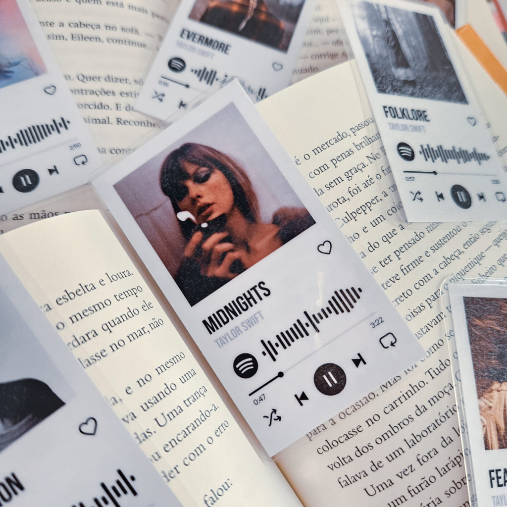 Kit Marca Páginas Taylor Swift Álbuns Spotify