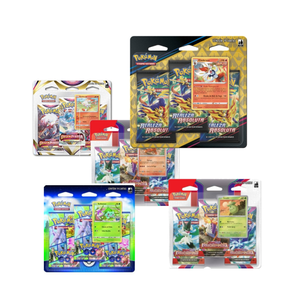 Jogo Cartas Blister Triplo Tcg Copag - Pokémon Go Original