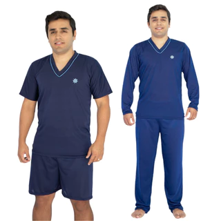 Combo 2 Pijamas Masculino Inverno E Verão Premium Promoção em Oferta na Shopee