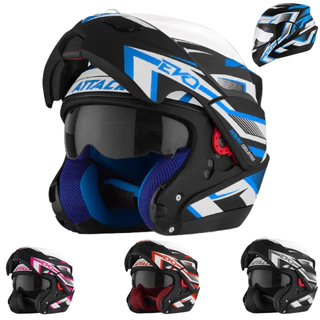 Capacete Escamoteável Robocop Articulado Pro Tork Attack Evo Fechado Fosco Masculino e Feminino Viseira Cristal