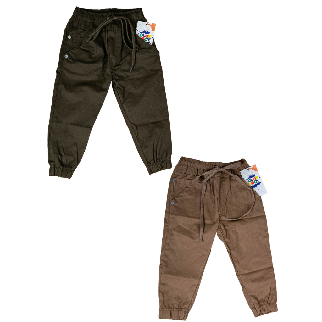 Kit 2 Calça jogger infantil menino 1 a 8 anos Com Elastano e Amarração ...