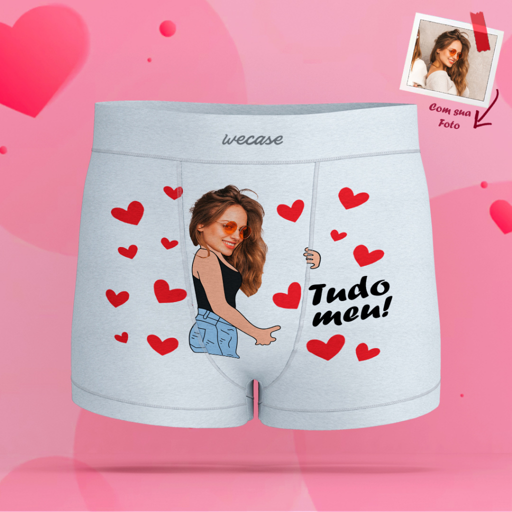 Cueca Personalizada com Foto Namorada Ciumenta | Shopee Brasil