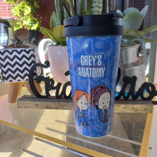 Copo Termico Greys Anatomy Vácuo 500 ml Com Tampa.
