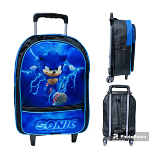 Mochila Infantil Escolar Com Rodinha Sonic Unstoppable - Bebe