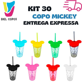 Kit 30 Copo Mickey Bolha 400 ml - Copos pra festa - Decoração infantil