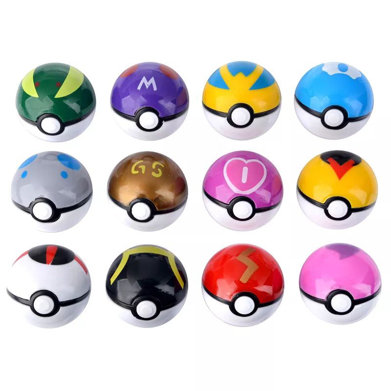 Mini Pokébola pokémon action figuras colecionáveis animes